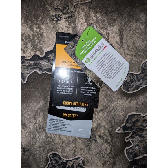 Browning Wasatch Mens 2XL Real Tree Excape Fieldwear Cargo Camouflage Pants NWT - Picture 3 of 8